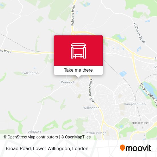 Broad Road, Lower Willingdon stop Routes, Schedules, and Fares