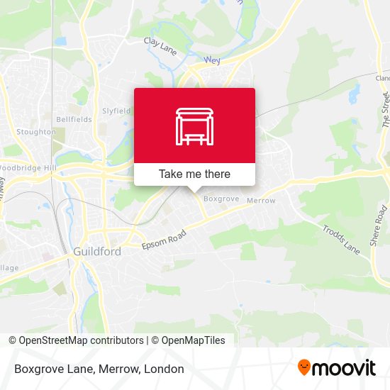 Boxgrove Lane, Merrow stop Routes, Schedules, and Fares