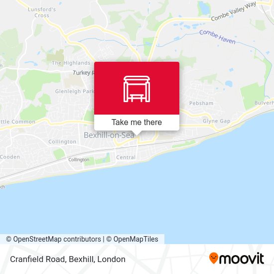 How to get to Cranfield Road, Bexhill in London by Bus?
