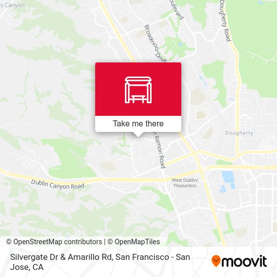 How to get to Silvergate Dr & Amarillo Rd in Dublin by BART or Bus Moovit