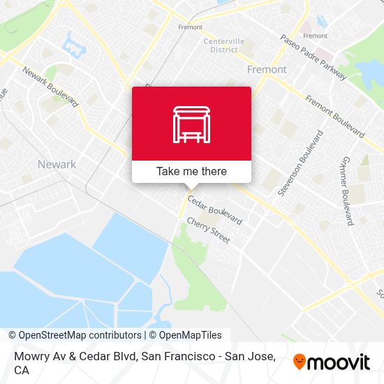 Mowry Av & Cedar Blvd stop Routes, Schedules, and Fares