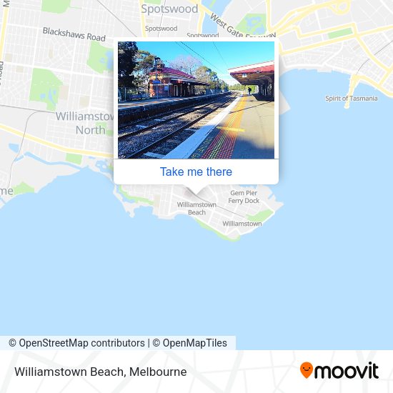 Williamstown Beach station Routes, Schedules, and Fares