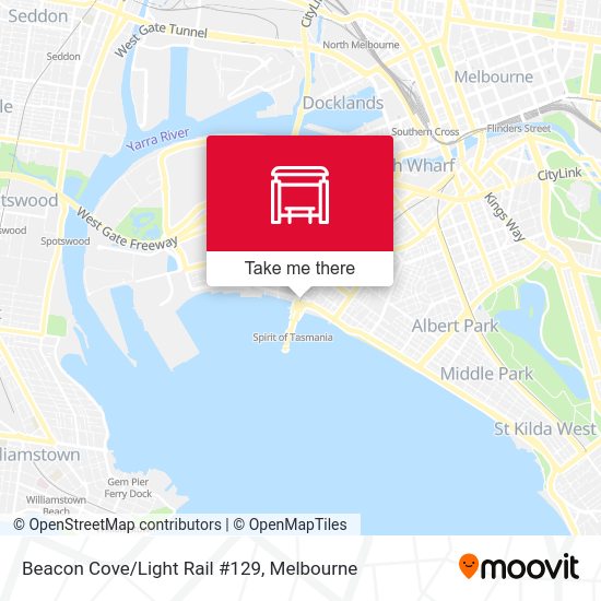 How to get to 129Beacon Cove / Light Rail (Port Melbourne) in