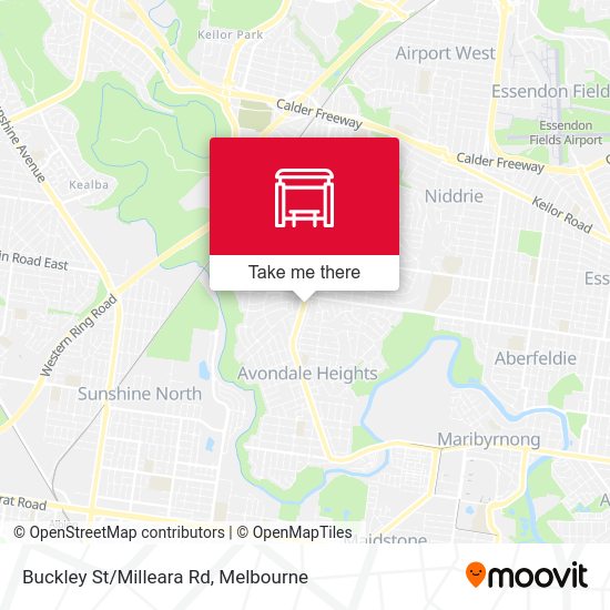 Buckley St / Milleara Rd (Avondale Heights) stop Routes, Schedules