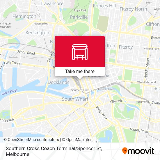 Southern Cross Coach Terminal / Spencer St (Melbourne City) Routes