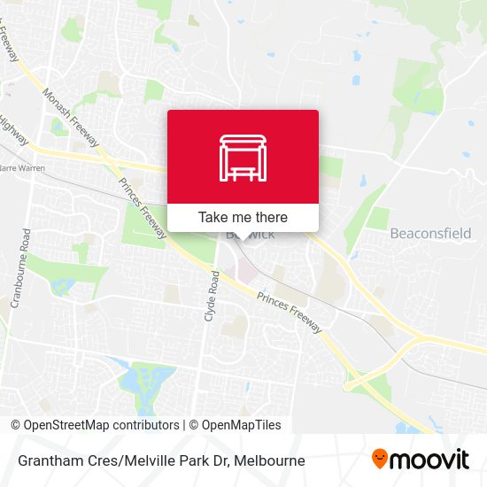 Grantham Cres / Melville Park Dr (Berwick) stop Routes, Schedules