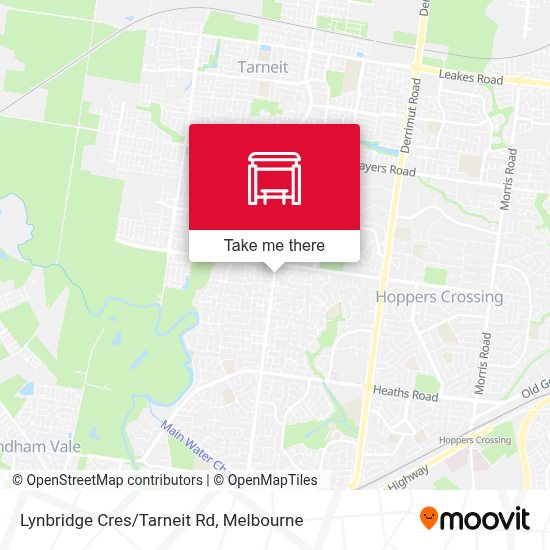 How to get to Lynbridge Cres / Tarneit Rd (Hoppers Crossing) in Melbourne by Bus or Train
