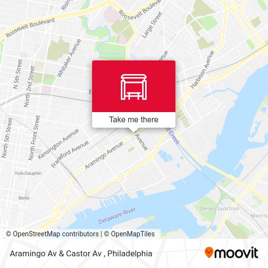 Aramingo Av & Castor Av stop Routes, Schedules, and Fares