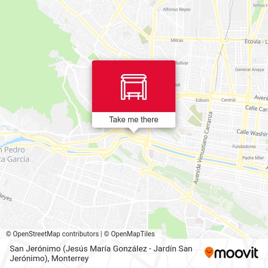 San Jerónimo (Jesús María González Jardín San Jerónimo) parada