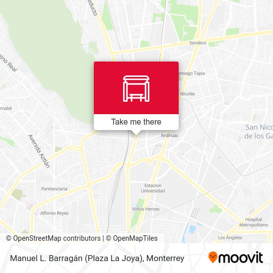 Manuel L. Barragán (Plaza La Joya) stop Routes, Schedules, and Fares