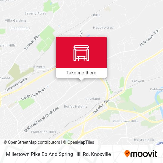 Millertown Pike Eb And Spring Hill Rd parada Rutas, horarios y tarifas