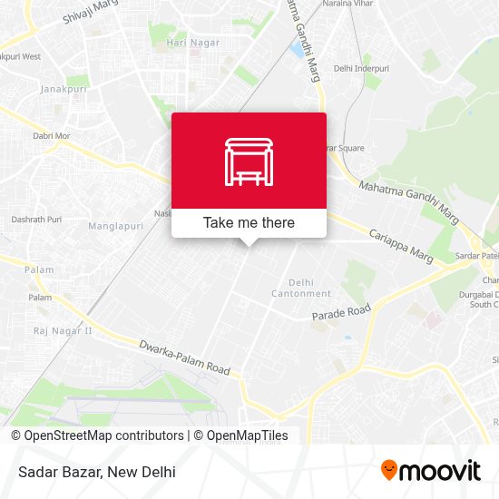 Sadar Bazar stop Routes, Schedules, and Fares