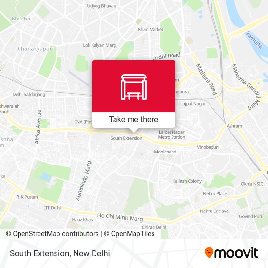 South Extension 2 station Routes, Schedules, and Fares
