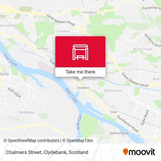 Chalmers Street, Clydebank stop Routes, Schedules, and Fares