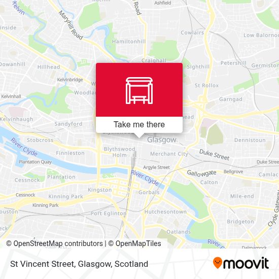 St Vincent Street, Glasgow stop Routes, Schedules, and Fares