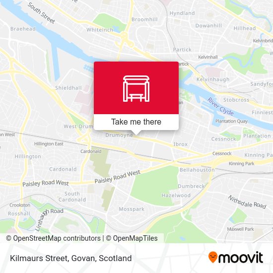Kilmaurs Street, Govan stop Routes, Schedules, and Fares