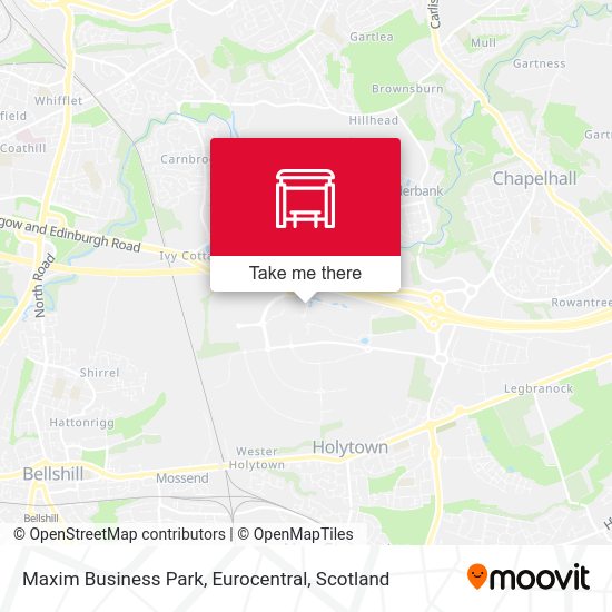 Maxim Business Park, Eurocentral stop Routes, Schedules, and Fares