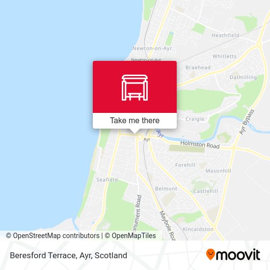 Beresford Terrace, Ayr stop Routes, Schedules, and Fares
