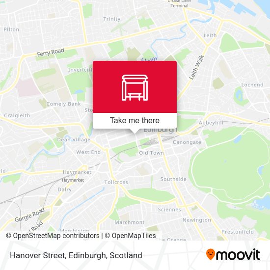 Hanover Street, Edinburgh stop Routes, Schedules, and Fares