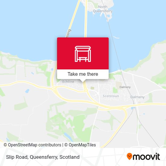 How to get to Slip Road, Queensferry in Scotland by Bus, Train or Light rail