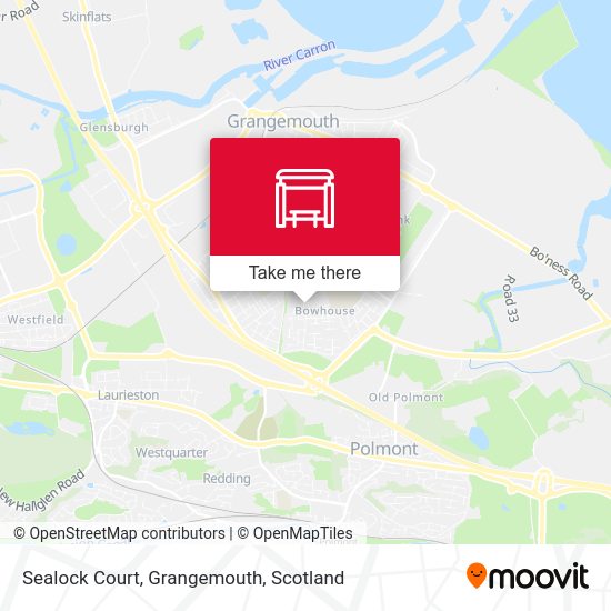 Sealock Court, Grangemouth stop Routes, Schedules, and Fares