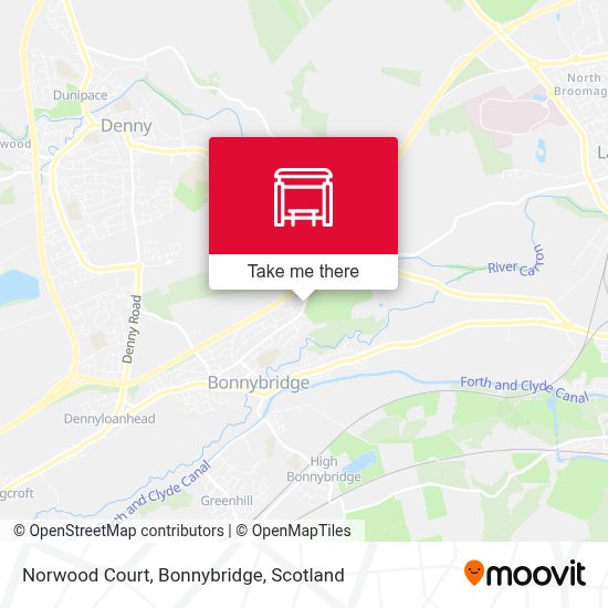 Norwood Court, Bonnybridge stop Routes, Schedules, and Fares