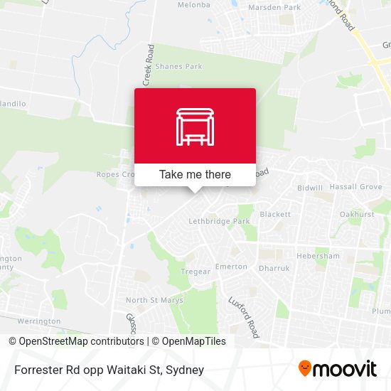 Forrester Rd opp Waitaki St stop Routes, Schedules, and Fares