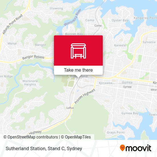 How to get to Sutherland Station, Stand C in Sutherland (NSW) by Train