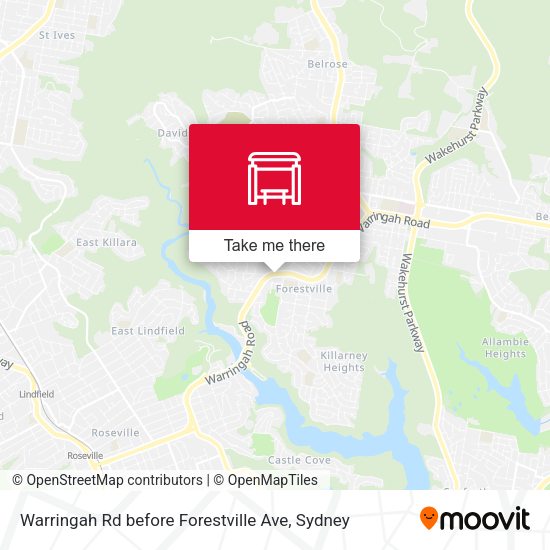 Warringah Rd before Forestville Ave stop Routes, Schedules, and Fares