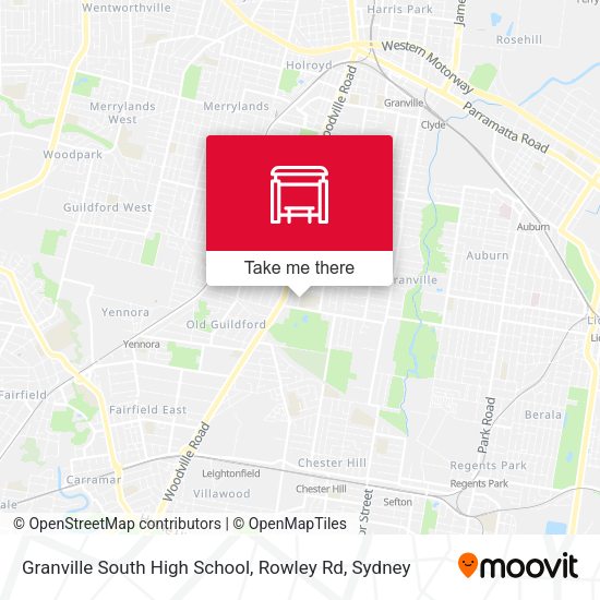 Granville South High School, Rowley Rd stop Routes, Schedules, and Fares