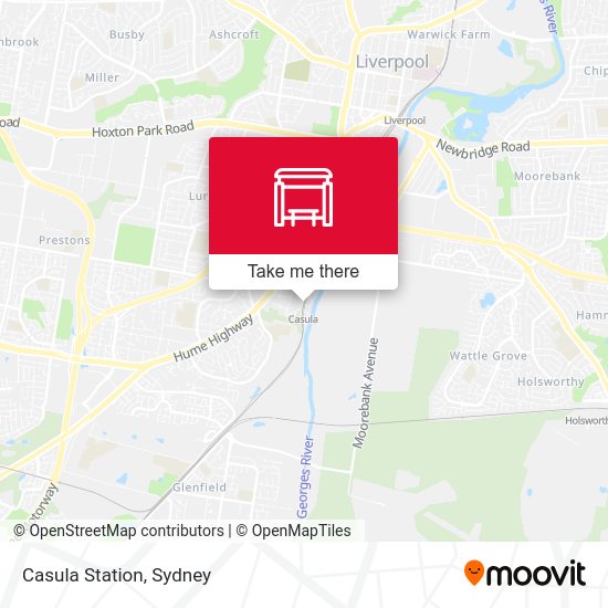 Casula Station station Routes, Schedules, and Fares