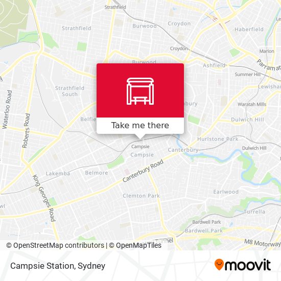 Campsie Station station Routes, Schedules, and Fares