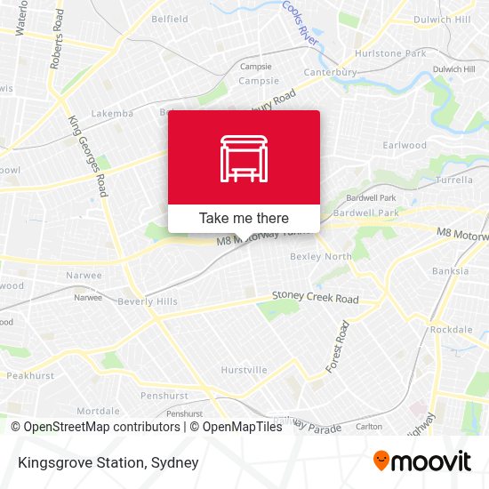 Kingsgrove Station station Routes, Schedules, and Fares