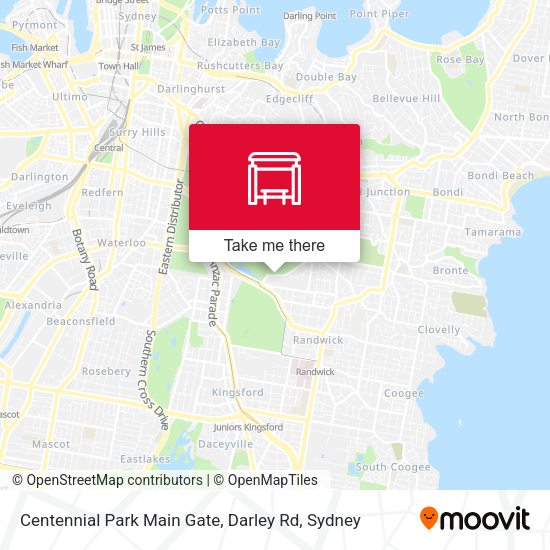 Centennial Park Main Gate, Darley Rd stop Routes, Schedules, and Fares