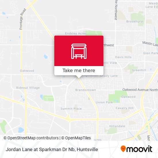 ¿Cómo llegar a Jordan Lane at Sparkman Dr Nb en Huntsville en Autobús?