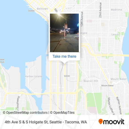 4th Ave S & S Holgate St stop Routes, Schedules, and Fares