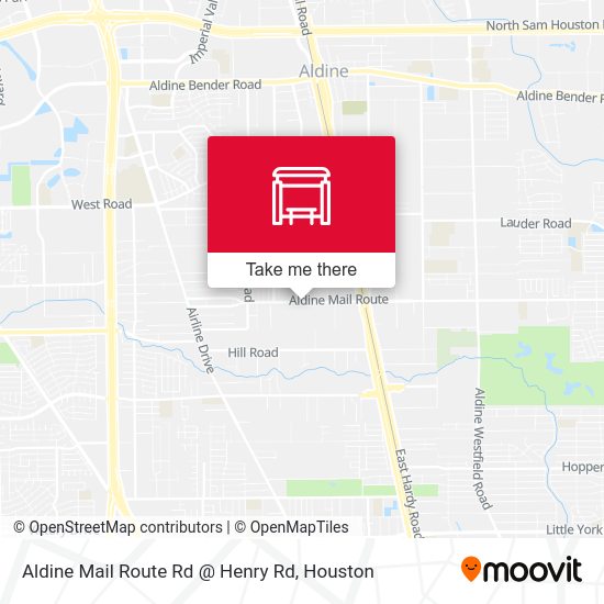 Aldine Mail Route Rd Henry Rd station Routes, Schedules, and Fares