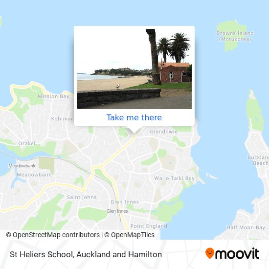 St Heliers Auckland Map