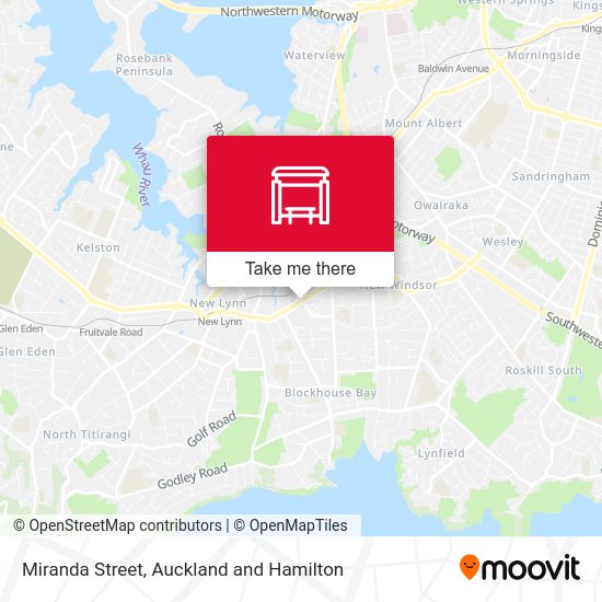 How to get to Miranda Street in Glenavon by Bus or Train?