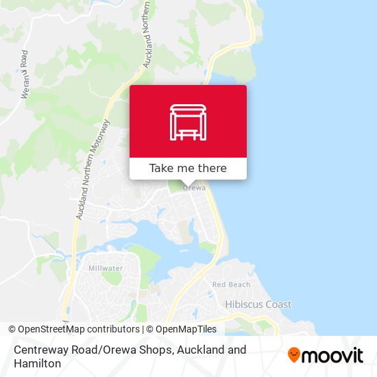 Centreway Road/Orewa Shops station Routes, Schedules, and Fares