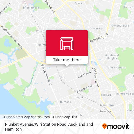 How to get to Plunket Avenue / Wiri Station Road in Manukau Central by