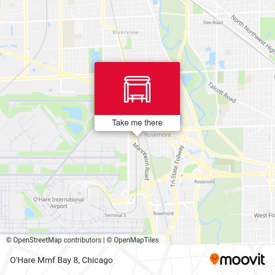 O'Hare MultiModal Facility (Mmf) Bay 8 stop Routes, Schedules, and Fares