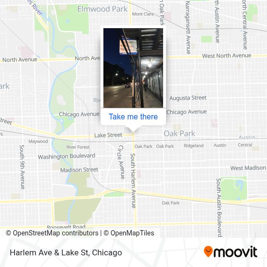 Harlem Ave & Lake St stop Routes, Schedules, and Fares