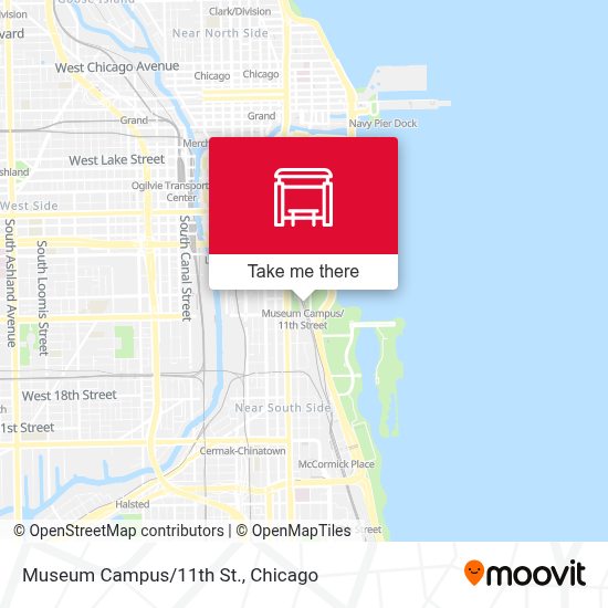 How to get to Museum Campus/11th St. in Chicago by Bus, Chicago 'L' or