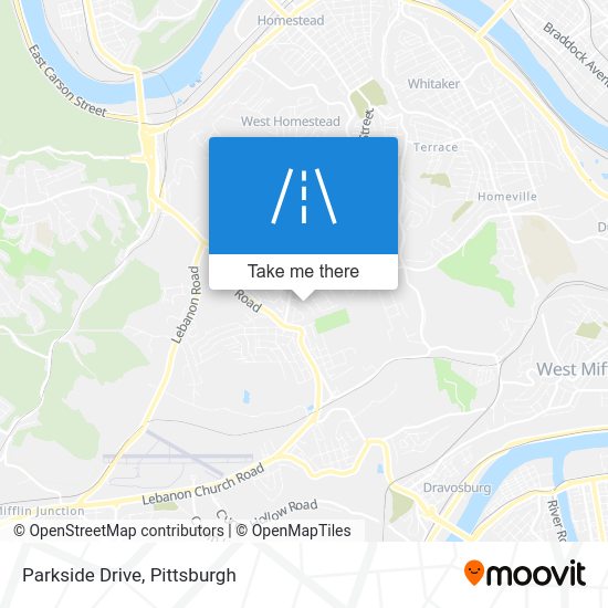 ¿Cómo llegar a Parkside Drive en West Mifflin en Autobús?