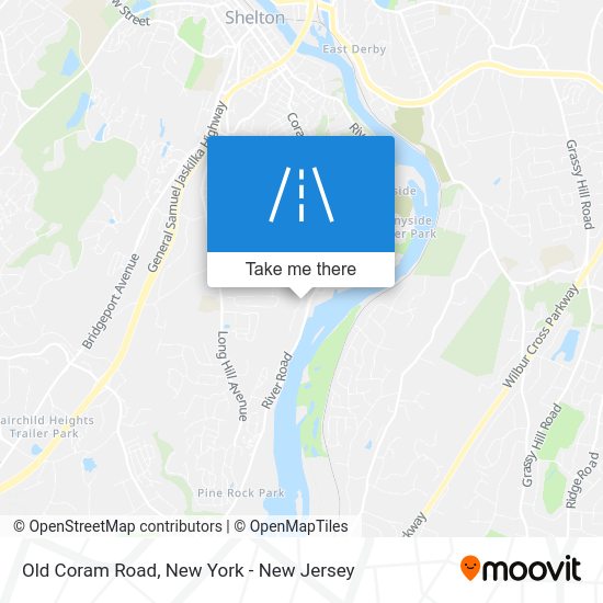 ¿Cómo llegar a Old Coram Road en Shelton en Autobús o Tren?