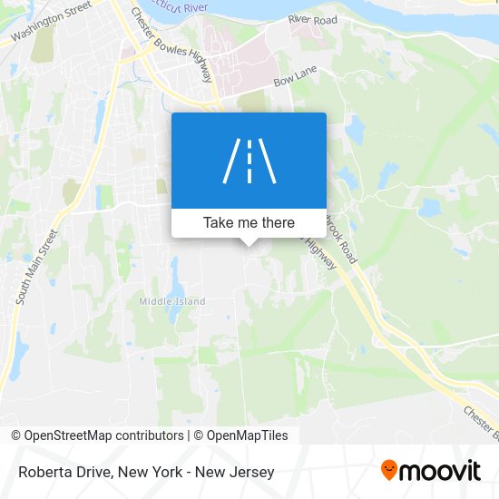 ¿Cómo llegar a Roberta Drive en Middletown en Autobús o Tren?