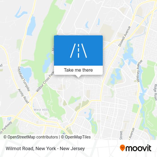 ¿Cómo llegar a Wilmot Road, Hamden en autobús o tren?