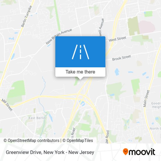 ¿Cómo llegar a Greenview Drive en Rocky Hill en Autobús o Tren?
