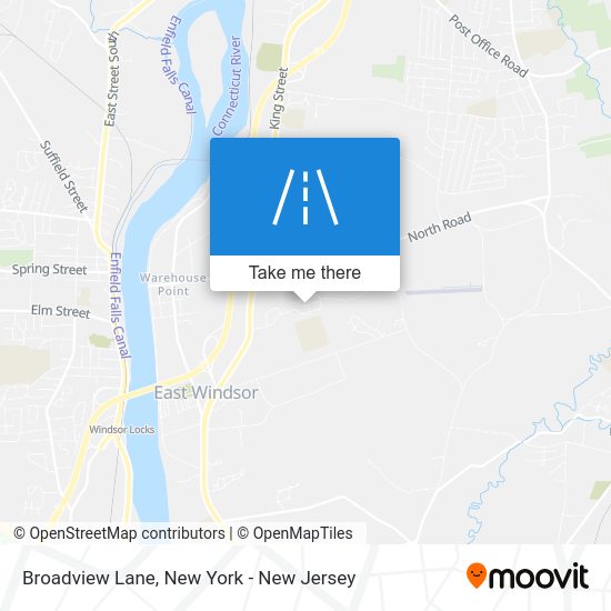 ¿Cómo llegar a Broadview Lane en East Windsor en Tren o Autobús?